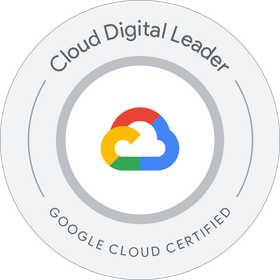 Cloud Digital Leader badge from Google Cloud
